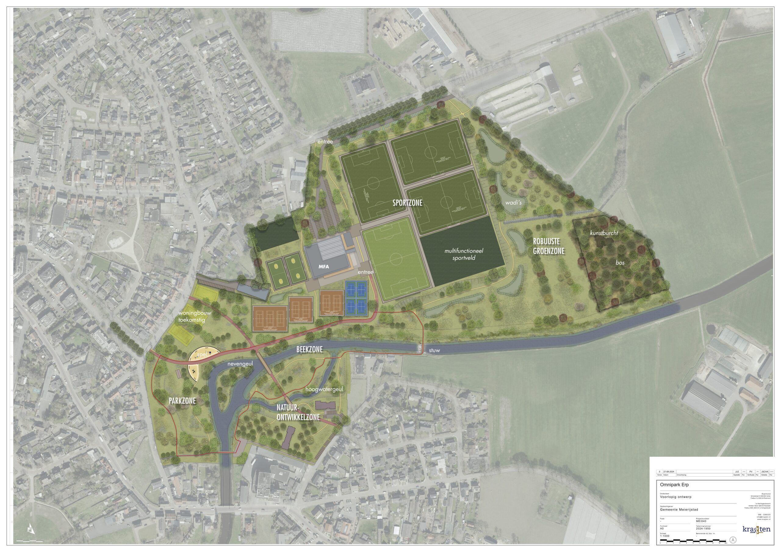 Plattegrond omnipark de brug erp